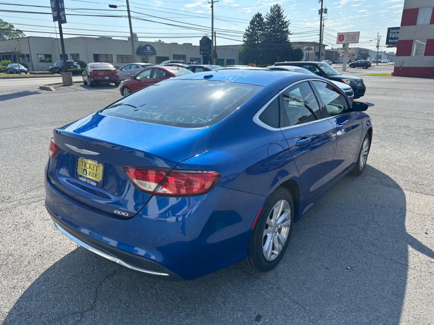 2015 BLUE Chrysler 200 Limited (1C3CCCAB2FN) with an 2.4L L4 DOHC 16V engine, 9-Speed Automatic transmission, located at 1254 Manheim Pike, Lancaster, PA, 17601, (717) 393-9133, 40.062870, -76.323273 - Photo#6